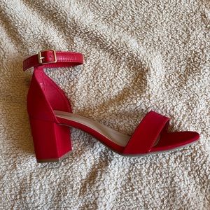 Red Short Heels